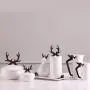 KITCHEN TEA COFFEE SUGAR STEEL CERAMIC JAR CANISTER STORAGE TINS WITH LID KITCHEN TEA COFFEE SUGAR STEEL CERAMIC JAR CANISTER STORAGE TINS WITH LID