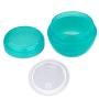 Beauticom 36 Pieces 30G/30ML (1 Oz) Teal Frosted Container Jars with Inner Liners for Scrubs, Oils, Salves, Creams, Lotions, Medication, Cosmetics - BPA Free