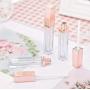 XINGZI 6PCS 5ML 0.17Oz Clear Empty Lip Gloss Tubes Reusable Lip Balm Bottles Containers with Rose Gold Screw Lids DIY Cosmetic Containers Supplies for Lip Samples DIY Makeup Travel