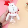 Toyvian 3pcs Christmas Candy Jars Christmas Gift Box Santa Reindeer Snowman Candy Holder Ornament Christmas Supplies for Cookies Biscuit Candy