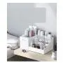 Organisateur de Maquillage en Plastique Petit avec Tiroirs - Boîte de Rangement pour Salle de Bain, Bureau, Idéal pour Toners, Crèmes, Parfums et Pinceaux - Blanc Organisateur de Maquillage en Plastique Petit avec Tiroirs - Boîte de Rangement pour Salle de Bain, Bureau, Idéal pour Toners, Crèmes, Parfums et Pinceaux - Blanc