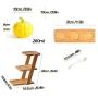 MAI&BAO Spice Jar Seasoning Bottle Box Jar Ceramic Condiment Storage Container for Storing Pepper Cumin Powder Salt Sugar Pepper Set of 3 Ceramic Condiment Pumpkin Shape