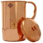 IndianArtVilla Pure Copper Water Pitcher Jug | 54 OZ Healthy Storage Container | For Home, Kitchen, Restaurants with Yoga and Ayurveda Benefits