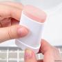 Deodorant Containers (10-Pack) - White - 0.5 Oz (15 ml) - 20 Writable Stickers - Twist Mechanism and Cap - Empty - Refillable Cosmetic Containers for Homemade Natural Deodorant, Lip Balm, Soap, etc.