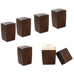 6x Wood Tea Cans Handmade Kung Fu Tea Caddy Box Portable Travel Tea Storage Sealed Jar for Candy Nut Coffee Bean Powder Box