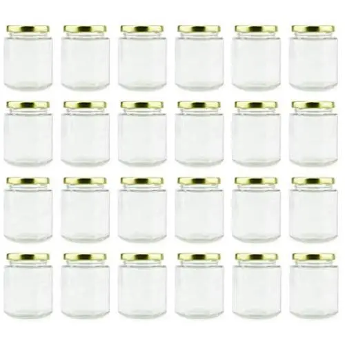 Bouteilles Hexagonales en Verre Clair 6 oz (24 Pack) – Idéales pour Épices, Cadeaux d'Anniversaire, Confitures, etc. Bouteilles Hexagonales en Verre Clair 6 oz (24 Pack) – Idéales pour Épices, Cadeaux d'Anniversaire, Confitures, etc.