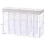 6er Set Neue Küchen Gewürze Dose Würzeespeicher Glasbehälter für Salz, Pfeffer, Kurkuma, Gewürzwerkzeuge, Elfenbein
