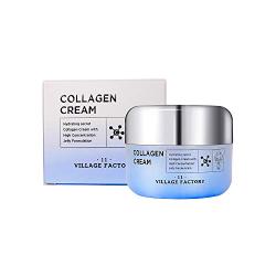 Village 11 Factory Collagen Line, Concentrated Marine Collagen and Lemon Verbena to Promote Tight Skin Firmness (Cream 50ml)