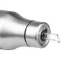 Stainless Steel Leak-proof Oil Dispenser Bottle Olive Oil Spice Jar Sauce Vinegar Cruet Bottle Dust-proof Oil Container Holder Oil Vinegar Pourer Bottle Practical Oil Pot Kitchen Storage Jar Supplies