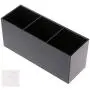 Milue Black Acrylic Makeup Brush Holder Cosmetic Organizer Case Jewelry Storage Box Milue Black Acrylic Makeup Brush Holder Cosmetic Organizer Case Jewelry Storage Box