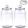 Maredash Glass Jars，Candy Jar With Glass Lid For Household- 1 Gallon (SET OF 2) …