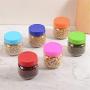 Escolourful Can Lids Jar Lids Sealing Lid Plastic Storage Glass Jar Canning Ball Drinking Jars for Kitchen