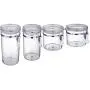 Bouteilles de Rangement Yardwe 2PCS 750ml avec Couvercles à Clip Fermé et Étanchéité pour Conserver le Thé, le Sucre, le Café et les Graines Bouteilles de Rangement Yardwe 2PCS 750ml avec Couvercles à Clip Fermé et Étanchéité pour Conserver le Thé, le Sucre, le Café et les Graines