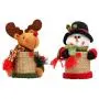 Deux Pots à Bonbons de Noël TOPBATHY – Râle et Bonhomme de Neige – Bouteilles Cadeau pour Fête de Noël et Événements Spéciaux Deux Pots à Bonbons de Noël TOPBATHY – Râle et Bonhomme de Neige – Bouteilles Cadeau pour Fête de Noël et Événements Spéciaux