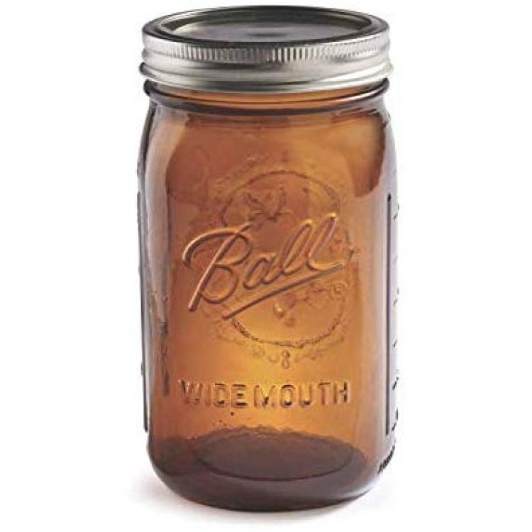 Ball Wide Mouth Quart Mason Jars with Bands & Lids - 32 oz