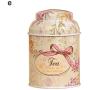 angel3292 Hot sale Fresh Flower Sugar Candy Tea Leaf Tinplate Storage Jar Container Sealed Can Box