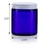 Cobalt Blue Thick Glass Straight Sided Jar with White Metal Airtight Lid - 4 oz / 120 ml (12 pack) + Spatulas Cobalt Blue Thick Glass Straight Sided Jar with White Metal Airtight Lid - 4 oz / 120 ml (12 pack) + Spatulas