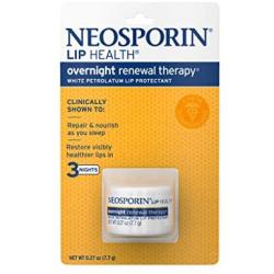 Neosporin Lip Health Overnight Renewal Therapy 0.27 oz (Pack of 3)