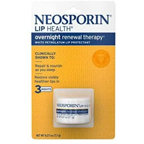Neosporin Lippenpflege Nachtbehandlung zur Regenerierung 0,27 fl oz (Pack mit 3)