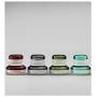 Normann Copenhagen Glass Storage Jar, 1 Units, Glass, Dark red, 12.2 x 12.2 x 5.1 cm