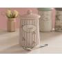 CreativeTops Katie Alice - Large Ceramic Cottage Flower Sugar Storage Jar, White