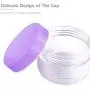 10Pcs/Lot 10G 15G 20G Empty Plastic Makeup Nail Art Bead Storage Container Portable Cosmetic Cream Jar Pot Box Round Bottle,20G Purple