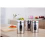 Kitchen supplies glass sealed storage tank stainless steel with lid tea cans seasoning jar food storage bottle ZP3071715