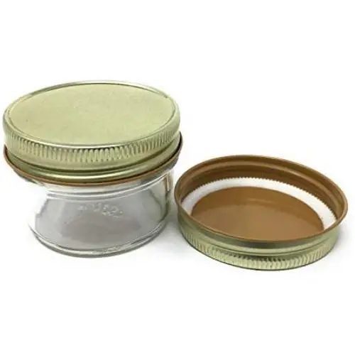 4 oz Mason Jar Clear Round Regular Mouth in Case of 12 (12 Pack) by Packaging For You (Gold) 4 oz Mason Jar Clear Round Regular Mouth in Case of 12 (12 Pack) by Packaging For You (Gold)
