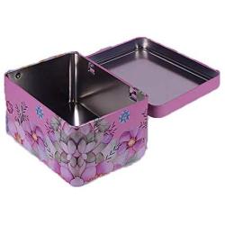 Unicorn Pink Metal Tin Box Storage Container with Lid