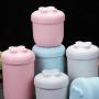 UPKOCH Plastic Cereal Storage Containers Dry Food Flour Snacks Sugar Storage Bottle for kitchen Home (Pink)