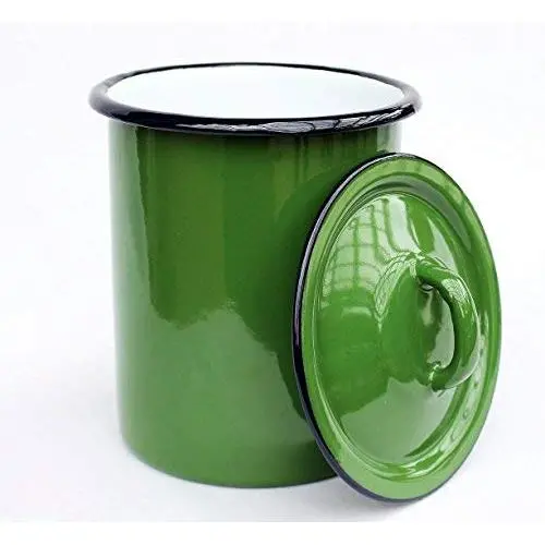 Basseur Campagne DanDiBo Récipient en Émail 19 cm, 1,75 L - Tin 665Z, Vert Basseur Campagne DanDiBo Récipient en Émail 19 cm, 1,75 L - Tin 665Z, Vert
