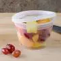 Kitchen Food Storage Jar Airtight Food Storage Deli Food Storage Containers with Lids, 16 Ounce, 50 Count
