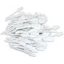 Beauticom Pana Brand (200 Pieces of White Color) Cosmetic Make Up Disposable Plastic 2.5'' Spatulas Skin Care Facial Cream Mask Spatula