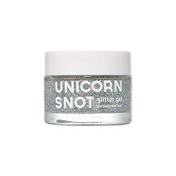 Unicorn Snot Holographic Body Glitter Gel - Vegan & Cruelty Free, Perfect for Festival, Rave, Costume, Silver, 1.6oz