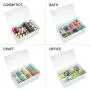 mDesign Stackable Plastic Tea Bag Holder Storage Bin Box for Kitchen Cabinets, Countertops, Pantry - Organizer Holds Beverage Bags, Cups, Pods, Packets, Condiment Accessories - Mint Green/Clear mDesign Stackable Plastic Tea Bag Holder Storage Bin Box for Kitchen Cabinets, Countertops, Pantry - Organizer Holds Beverage Bags, Cups, Pods, Packets, Condiment Accessories - Mint Green/Clear