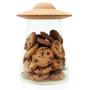 Suck UK SK STOREUFO1 UFO Food Containers with Lids | Cookie Jar | Glass Pantry Storage, One Size,