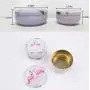 6PCS Deer Flamingo Print Food Storage Tin Jars with Lid for Candle DIY, Candies, Hair Accessories