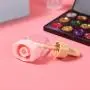 16 Stück Leere Lippengloss-Tubes 5ml/0,2oz Niedliche Rosa Eiskreism Form Befüllbare Lippenbalsam Flaschen Kosmetik Probenbehälter DIY Lippenlack-Vials Lagerflasche für Frauen Make-up Mädchen Schönheit