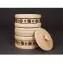Wooden Handmade Storage Jar for Loose Products Kitchen Tools and Equipment Wooden Handmade Storage Jar for Loose Products Kitchen Tools and Equipment