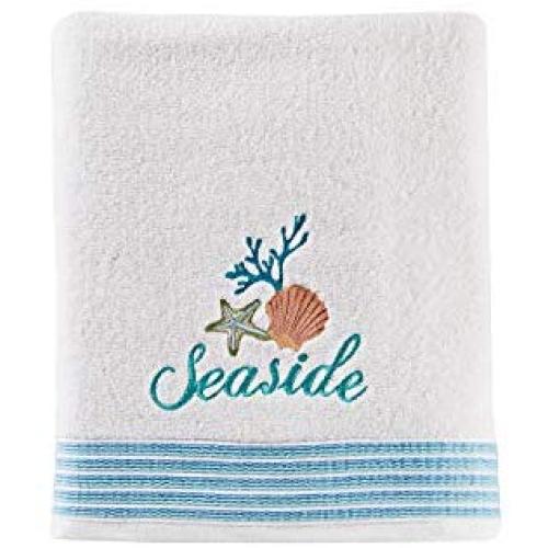 SKL Home by Saturday Knight Ltd. South Seas Bath Towel, White