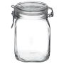 Bormioli Rocco Fido Clear Jar, 33-3/4-Ounce