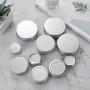 Aluminium Bottles Sample Canisters Cap Makeup Oil Wax Box Reusable Packaging Can Tin Container Cosmetic Pot Jar Upper Screw,50Ml-1Pc