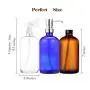 Empty Glass Spray Bottles 16 oz with 3 Pump Dispensers for Essential Oils Homemade Cleaning Products Accessories 4 Labels 3 Bottles Caps 1 Funnel Empty Glass Spray Bottles 16 oz with 3 Pump Dispensers for Essential Oils Homemade Cleaning Products Accessories 4 Labels 3 Bottles Caps 1 Funnel