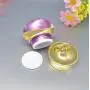 3er Pack 5ml/5g Kristall-Acryl Leere Refillbare Flasche Kosmetik Creme Jar Pot Flasche Behälter Tragbarer Reisebehälter für Creme Lotion Lippenbalsam (Weiß+Gold+Lila)