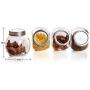 4 Pieces/Lot Glass Jars Sealed Storage Food Container Spice Jar 180Ml Kitchen Containers Clear