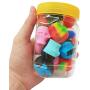 SZBS Silicone Containers 20/can 3ml Skull-shape Containers Assorted Color Silicone Container For Dab Concentrate Containers Wax Oil Storage Jars Dab Containers (50)