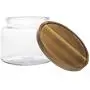 Anchor Hocking (2 Pack) 48oz Glass Jars Kitchen Canister With Wood Lids Food Storage Container Set Anchor Hocking (2 Pack) 48oz Glass Jars Kitchen Canister With Wood Lids Food Storage Container Set