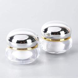 1pcs15g Empty Cosmetic Pack for Eye Cream Portable Travel Cream Box Crystal Acrylic Jar Refillable Bottle