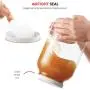 Bocal en verre Paksh de 1 Gallon (3.8 litres) avec Bouchon Plastique Étanchable - Homologué USDA, BPA-Free, Lavable au Lave-Vaisselle - Bocal Mason pour Fermentation, Kombucha, Kefir, Stockage et Conservation, Transparent (4 Pack) Bocal en verre Paksh de 1 Gallon (3.8 litres) avec Bouchon Plastique Étanchable - Homologué USDA, BPA-Free, Lavable au Lave-Vaisselle - Bocal Mason pour Fermentation, Kombucha, Kefir, Stockage et Conservation, Transparent (4 Pack)