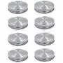 8pcs Pack Regular Mouth Mason Jar Lids for Ball Kerr and More, Made of 304 Stainless Steel, 100% Rust-proof and Leak-proof Storage Caps for Mason Jars 8pcs Pack Regular Mouth Mason Jar Lids for Ball Kerr and More, Made of 304 Stainless Steel, 100% Rust-proof and Leak-proof Storage Caps for Mason Jars